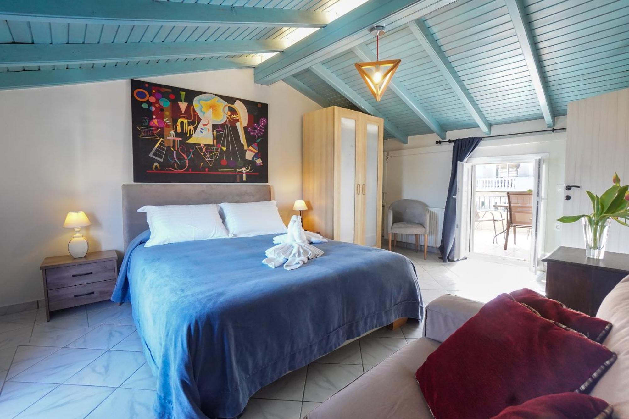Anemomilos Sea View Penthouse Corfu  Bagian luar foto