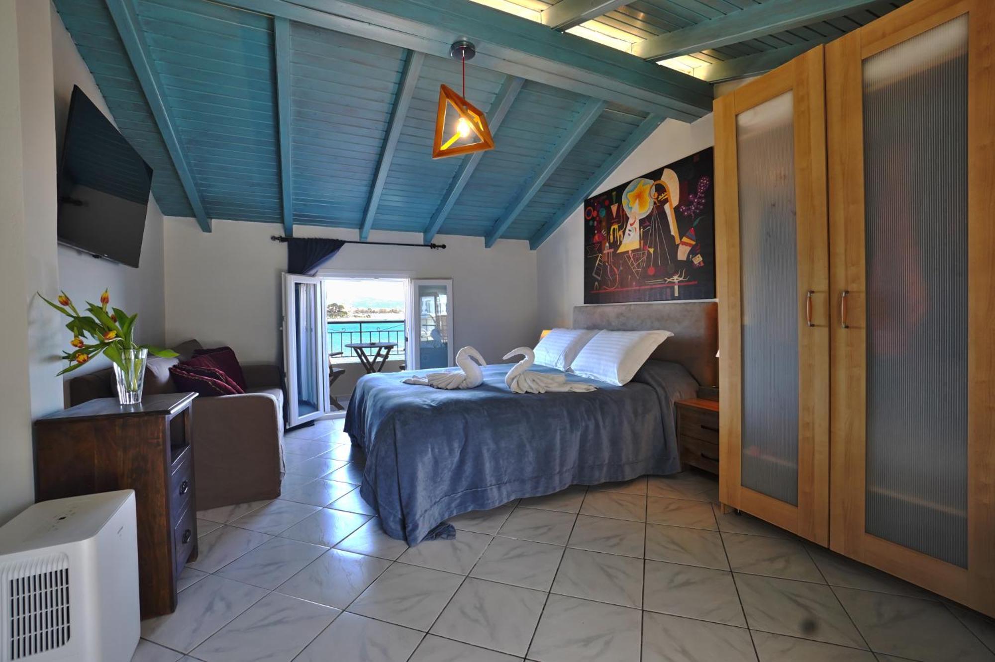 Anemomilos Sea View Penthouse Corfu  Bagian luar foto