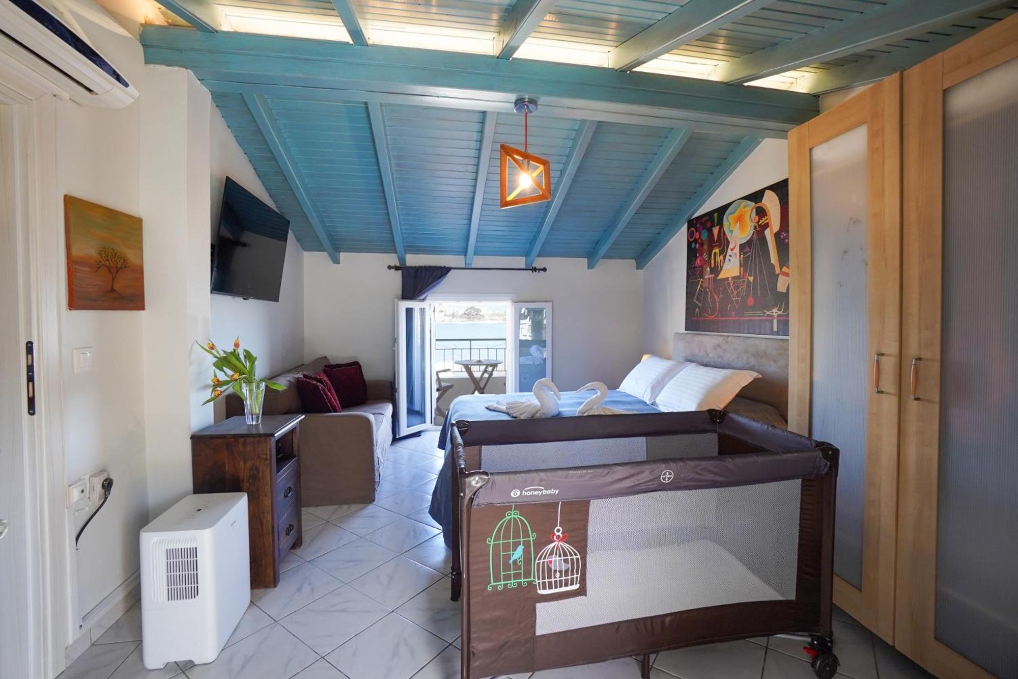 Anemomilos Sea View Penthouse Corfu  Bagian luar foto